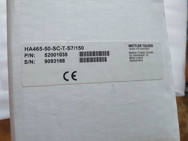 METTLER Electrode HA465-50-SC-T-S7/150