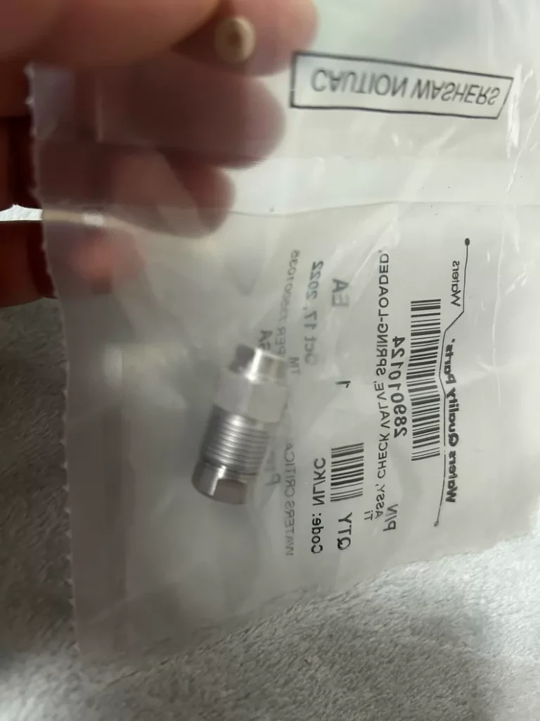 Waters Check Valve 289010124/700010642 thumbnail