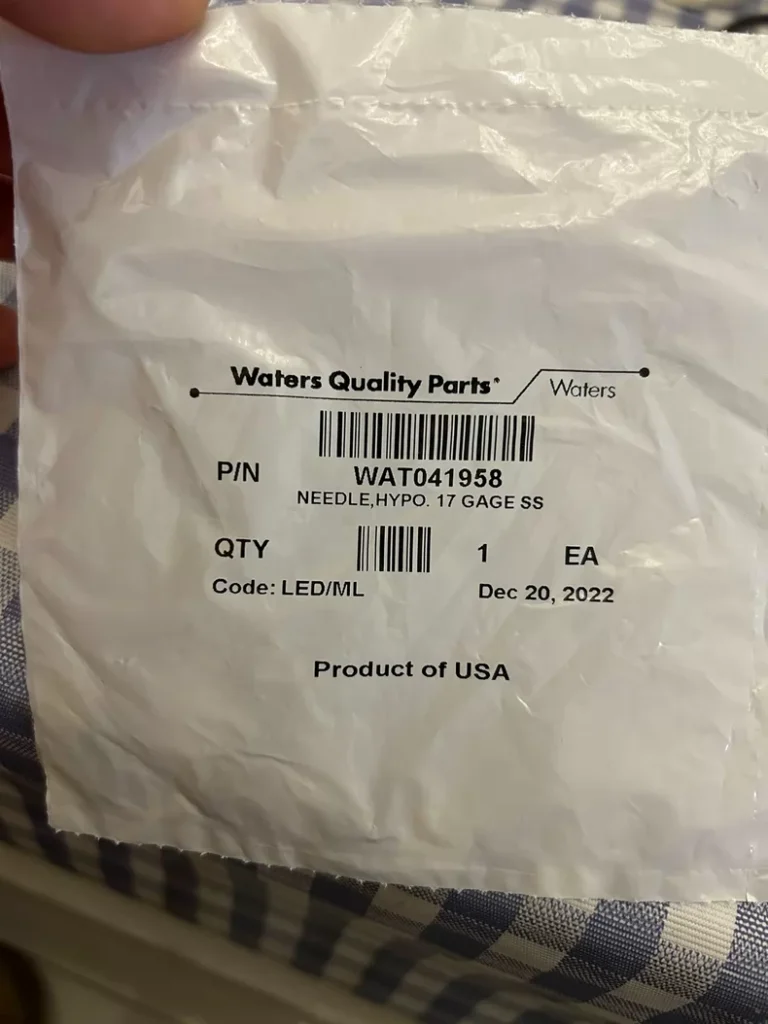 Waters Needle WAT025559/WAT041958 thumbnail