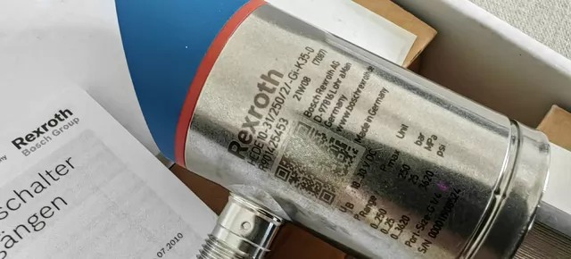 Bosch Rexroth Pressure Sensor HEDE10-31/250/2/-Gi-K35-0 thumbnail