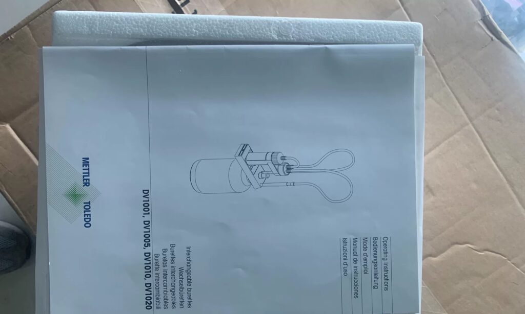Mettler Toledo Burette DV1010 thumbnail