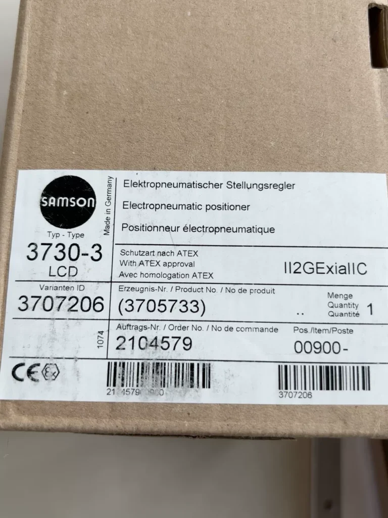 Samson Valve 3730-3
