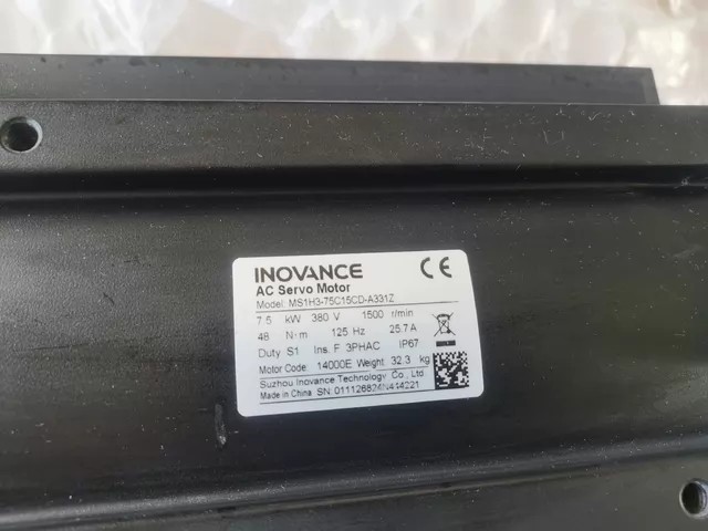 INOVANCE Motor MS1H3-75C15CD-A331Z thumbnail