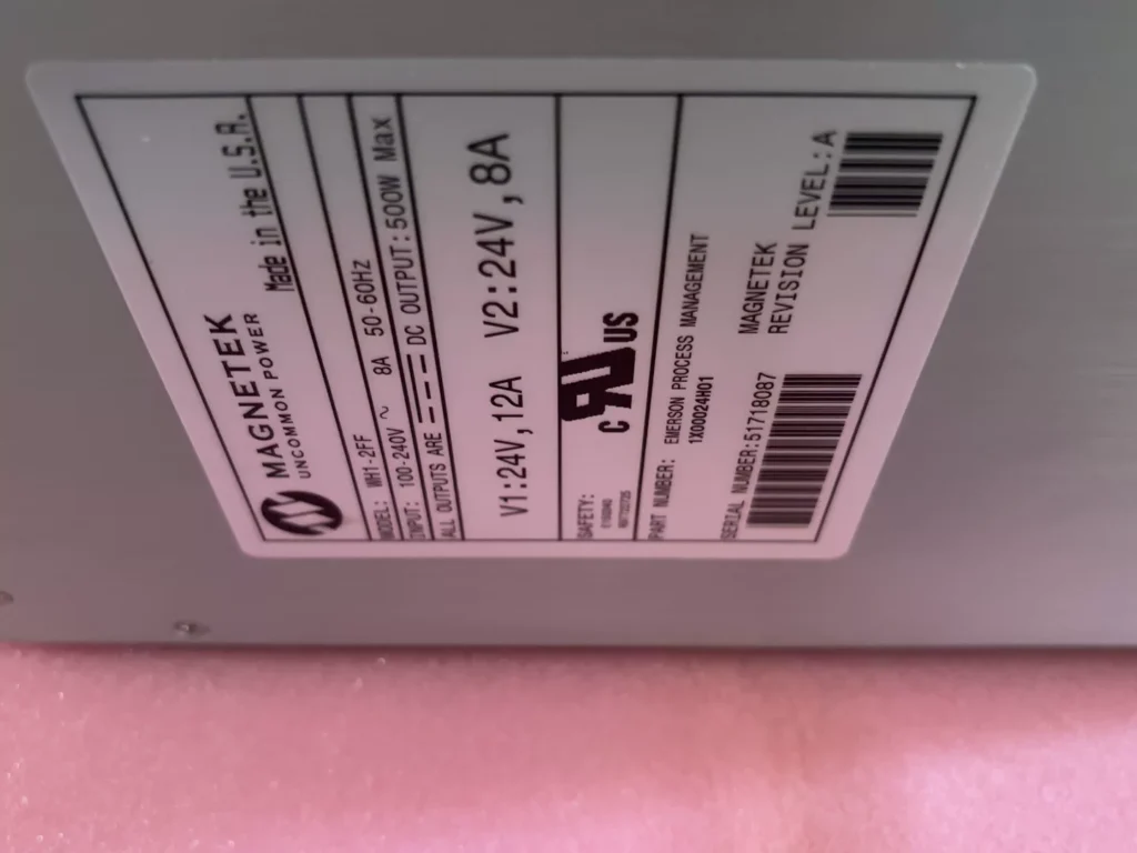 Emerson Power Supply Module 1X00024H01 thumbnail