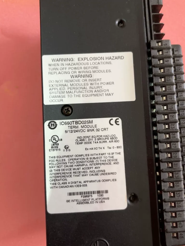 GE Control Module IC660BBD025W thumbnail