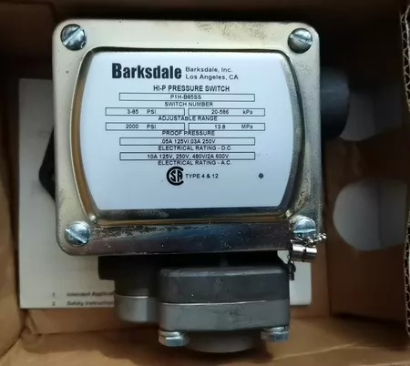 Barksdale Pressure Switch P1H-B85SS