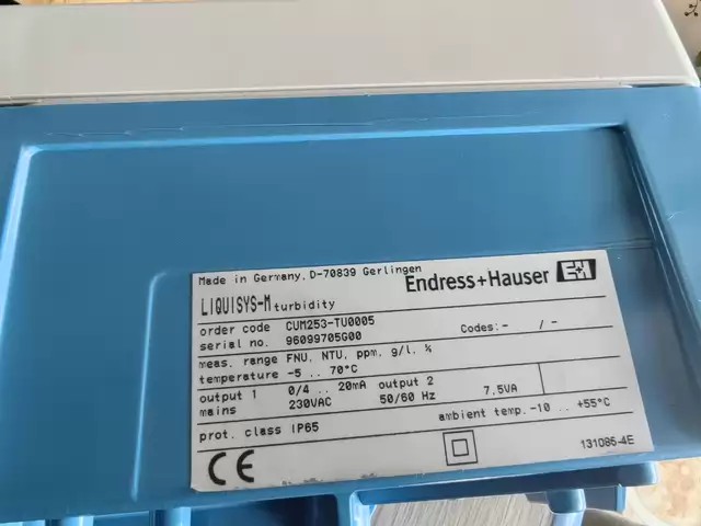 E+H Transmitter CUM253-TU0005 thumbnail