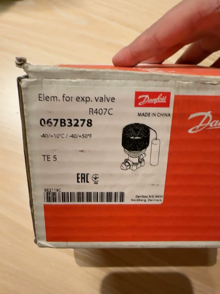 Danfoss Expansion Valve 067B3278 thumbnail
