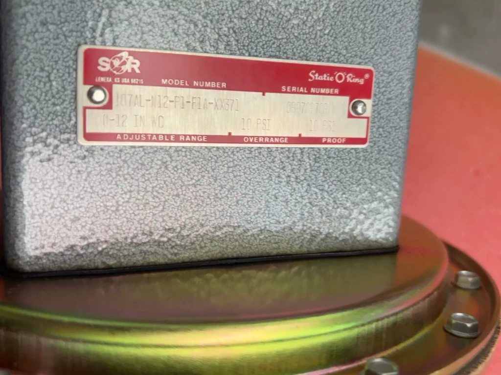 SOR Pressure Switch 107AL-N12-P1-F1A-XX thumbnail