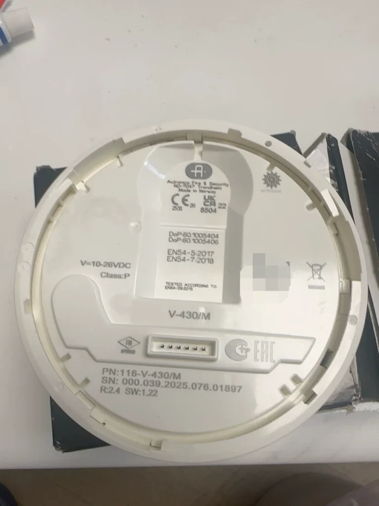 Autronica Sensor 116-V-430/M thumbnail