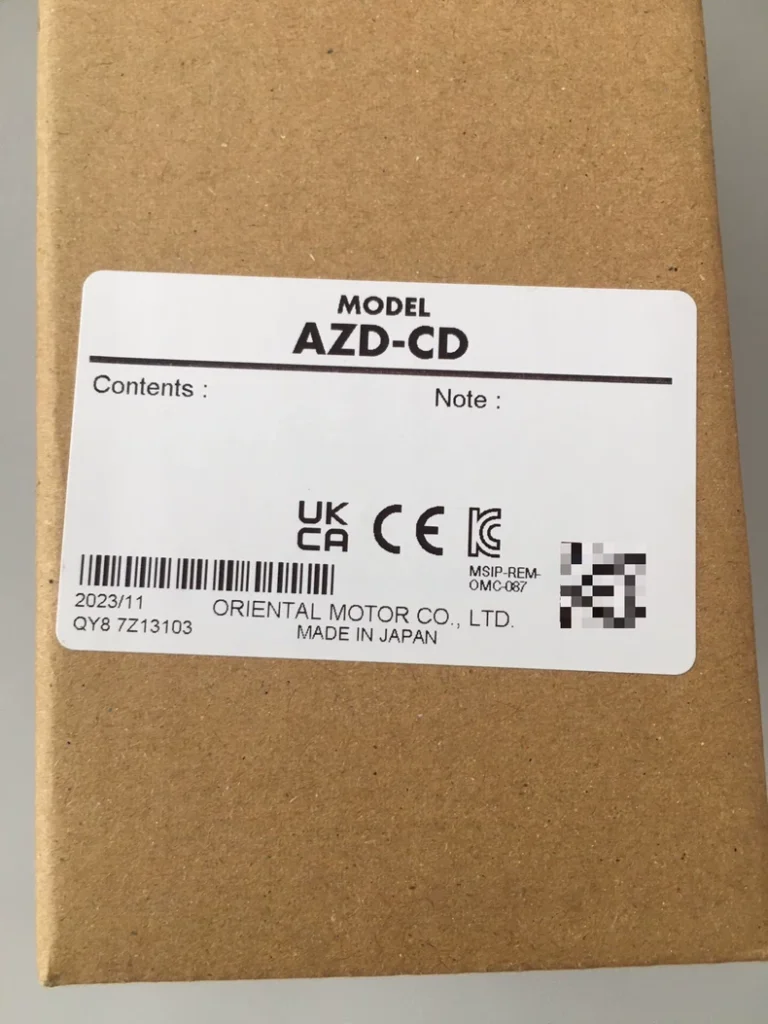 Oriental Motor Driver AZD-CD