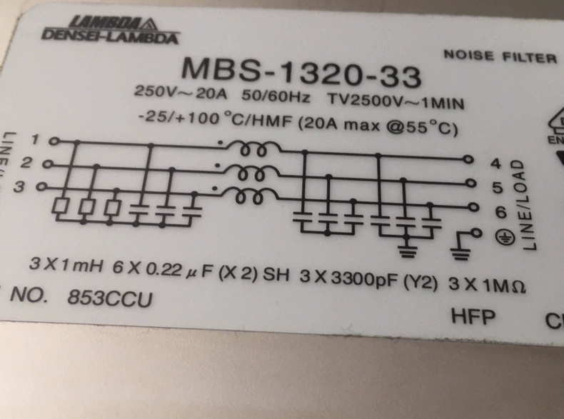 TDK-Lambda Power Supply MBS-1320-33 thumbnail