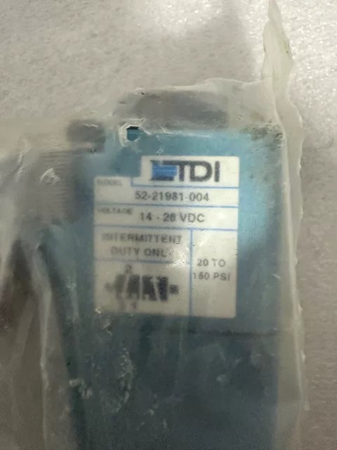 TDI Valve 52-21981-004 thumbnail