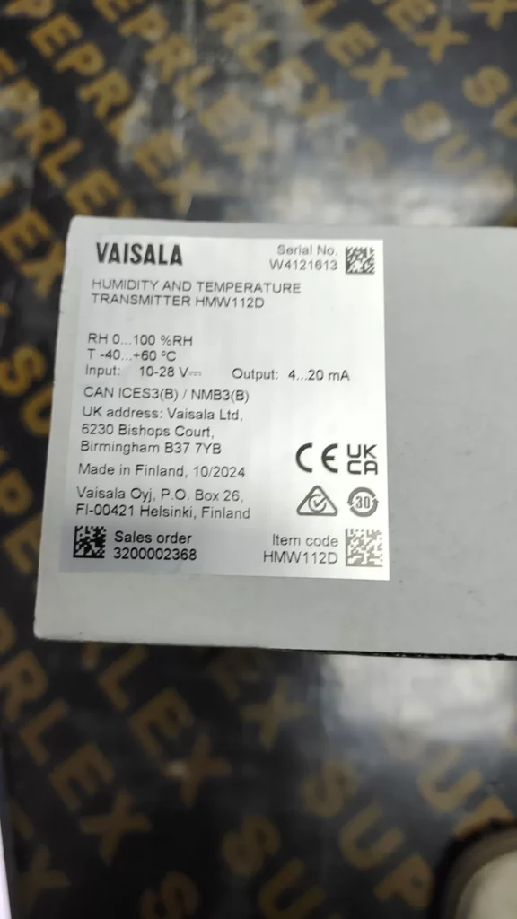 Vaisala Humidity Transmitter HMW112D