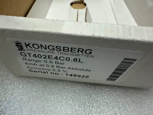 KONGSBERG Pressure Transmitter GT402E4C0.6L thumbnail