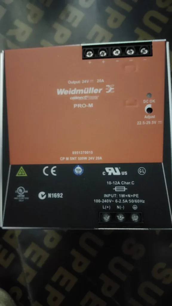 Weidmuller Power Supply CP M SNT 500W 24V 20A thumbnail