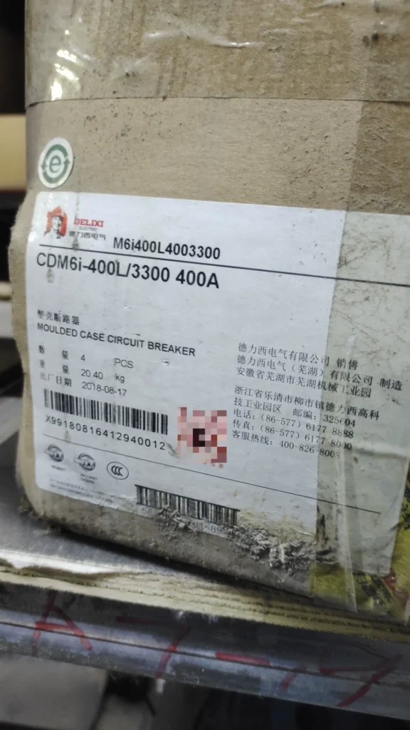 DELIXI Circuit Breaker CDM6i-400L/3300 400A