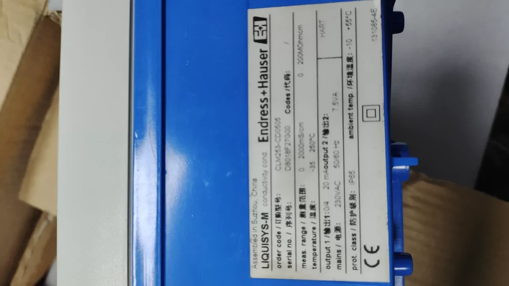 Endress+Hauser Conductivity Transmitter CLM253-CD0505 thumbnail