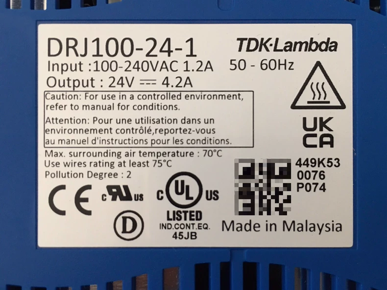 TDK-Lambda Power Supply DRJ100-24-1 thumbnail