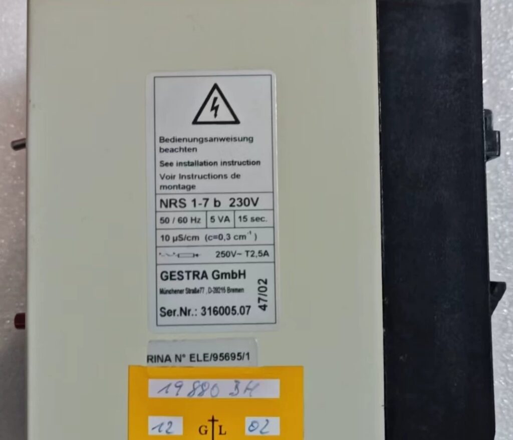 Gestra Level Controller NRS 1-7 thumbnail