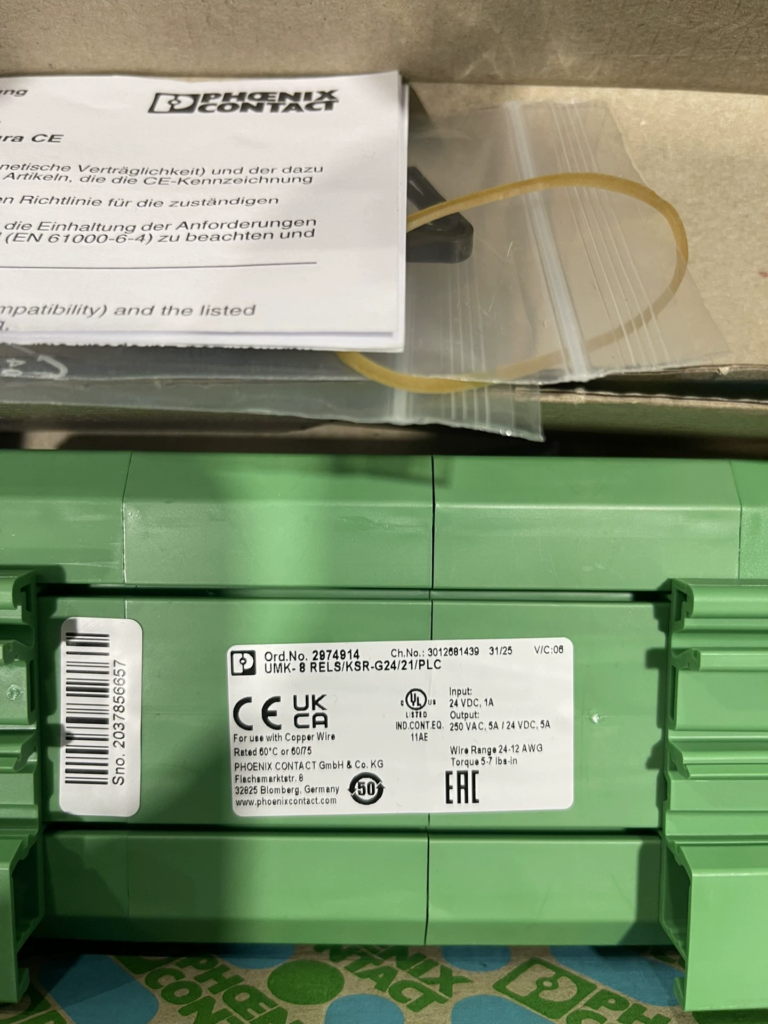 PHOENIX CONTACT UMK-8 RELS/KSR.G24/21/PLC 2874814 Module