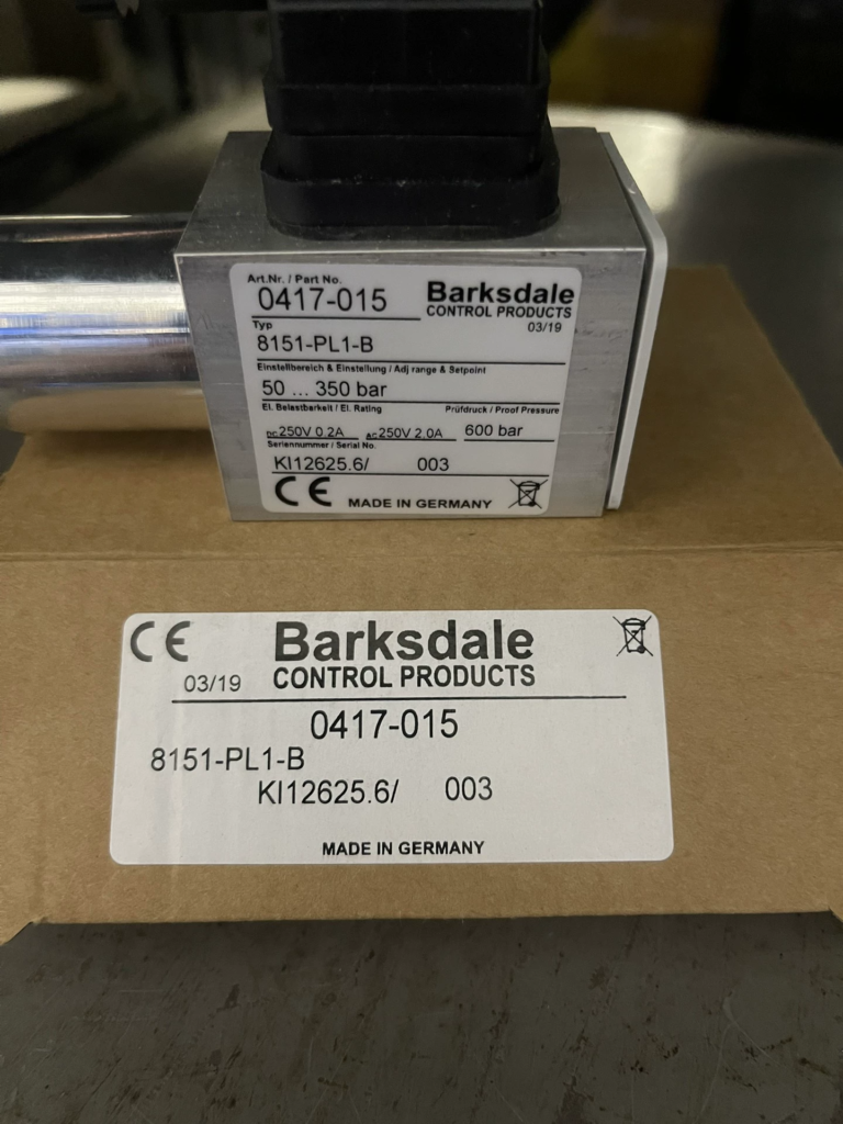 Barksdale 8151-PL1-B Pressure Sensor
