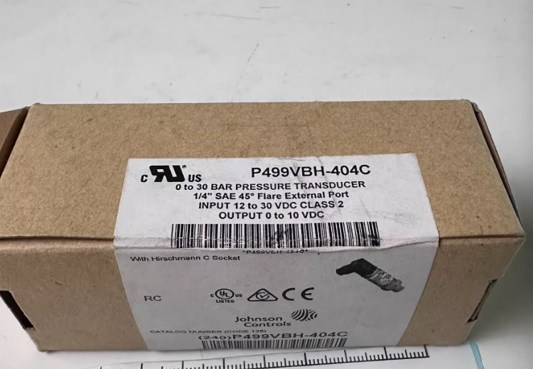 Johnson Controls P499VBH-404C Pressure Sensor