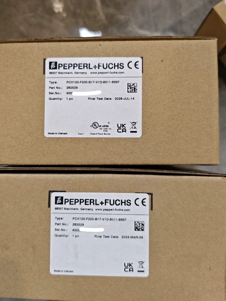 PEPPERL+FUCHS PCV100-F200-B17-V1D-6011-6997 Optical reading head