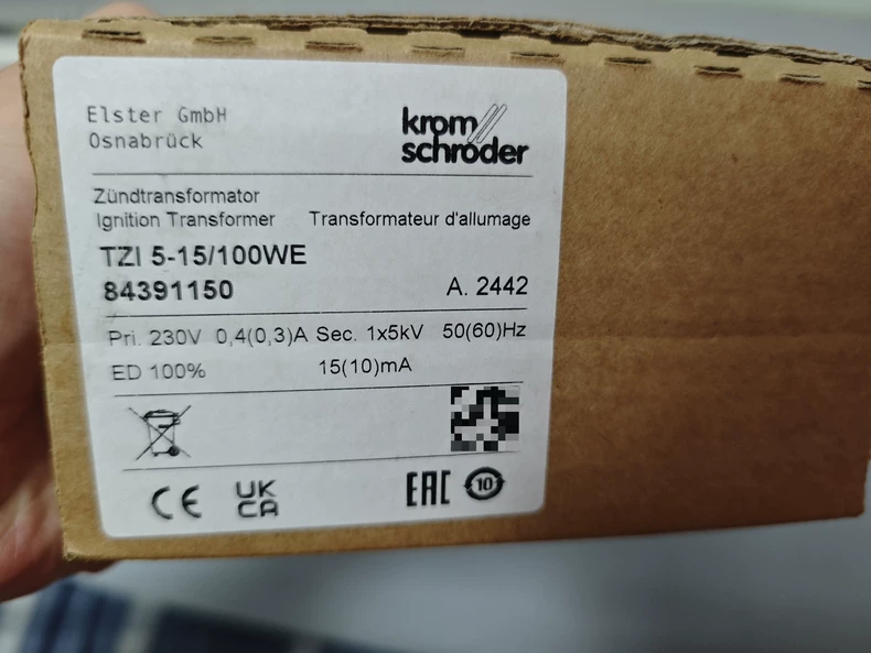 Kromschröder  TZI 5-15/100WE 84391150 ignition transformer thumbnail