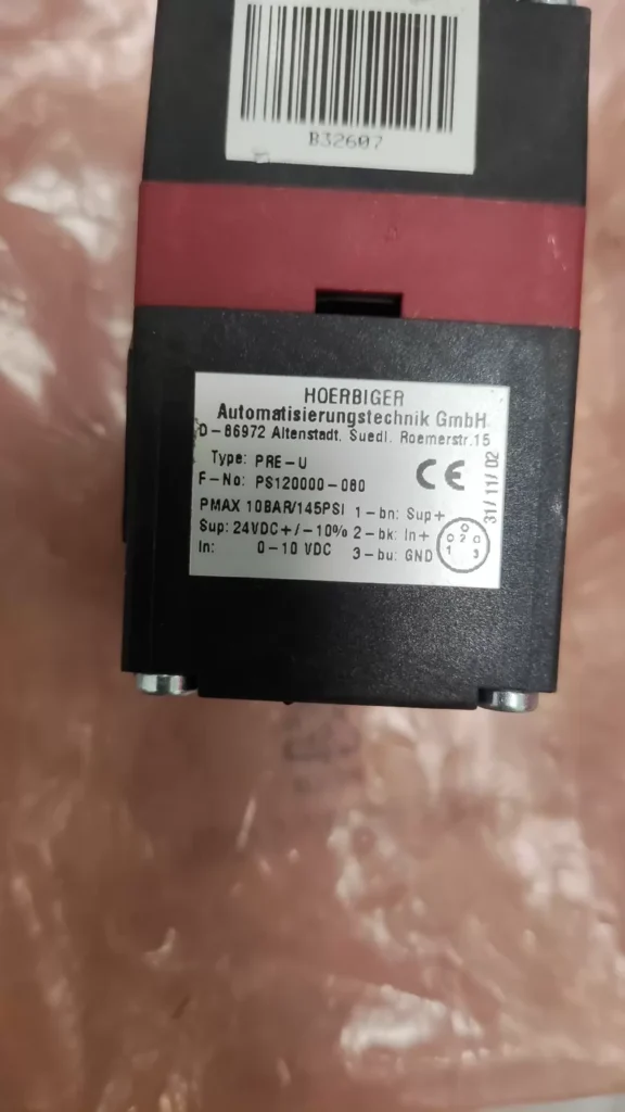 HOERBIGER PS120000-080 PROPORTIONAL PRESSURE CONTROL VALVE thumbnail