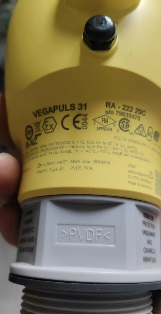 VEGAPULS 31 RA-222 29C Level Switch