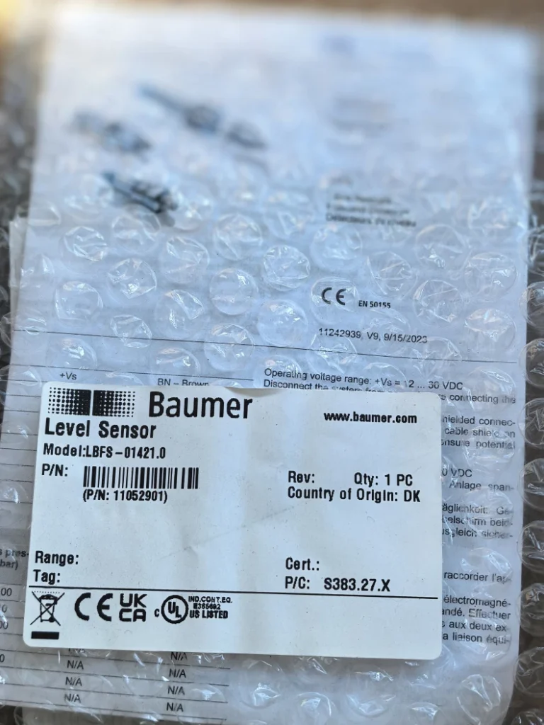 Baumer LBFS-01421.0 Level Sensor