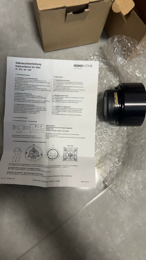 NOVOtechnik GP-05-P-6501-A502 Encoder