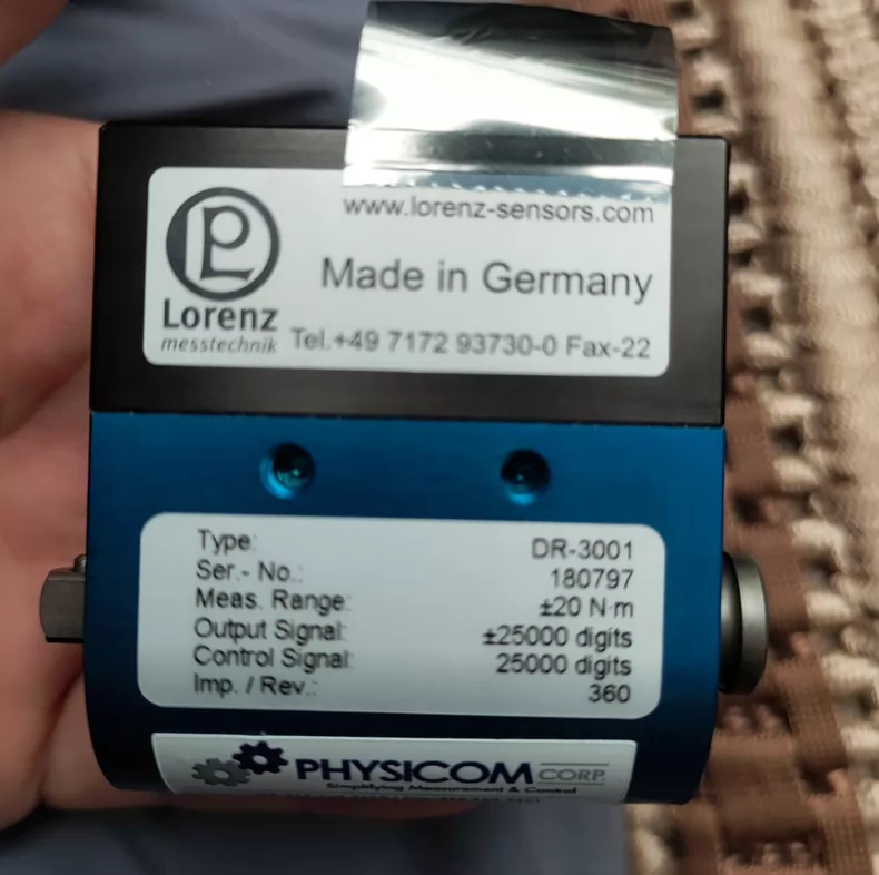Lorenz DR-3001 DR-3003 Rotary Torque Sensor