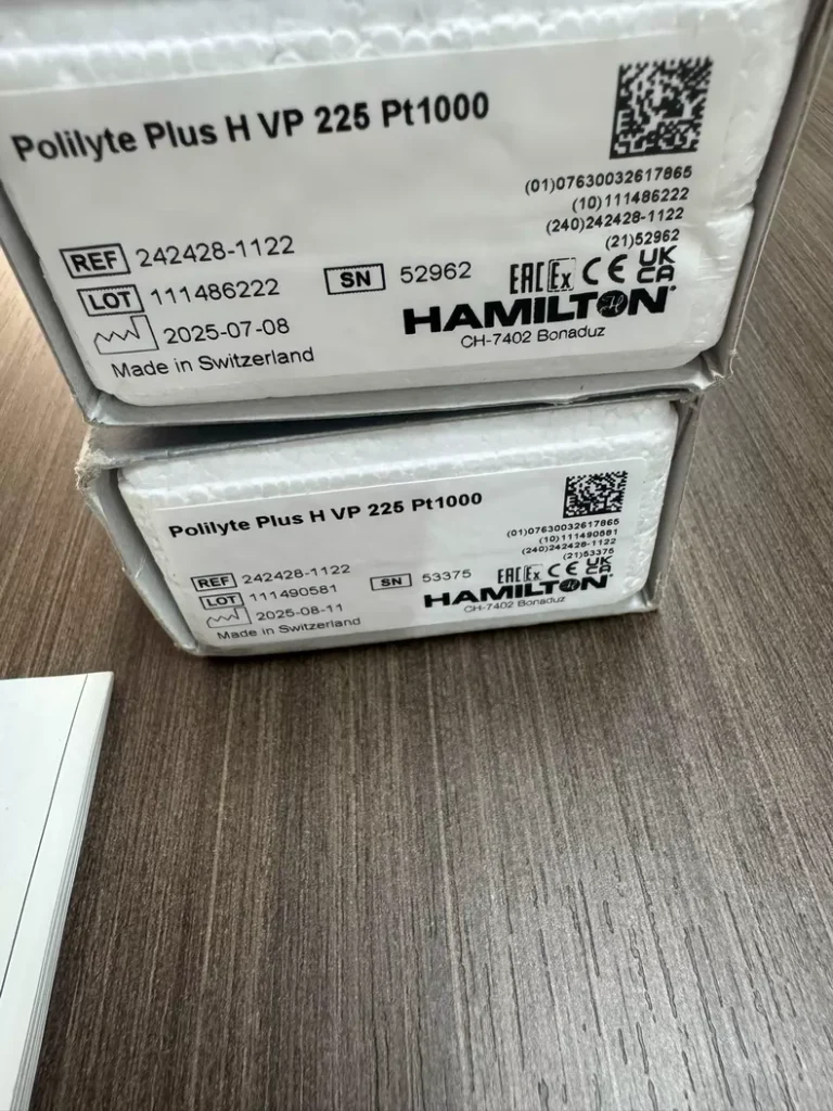Hamilton Polilyte Plus H VP 225 Pt1000 242428-1122 pH Sensor thumbnail