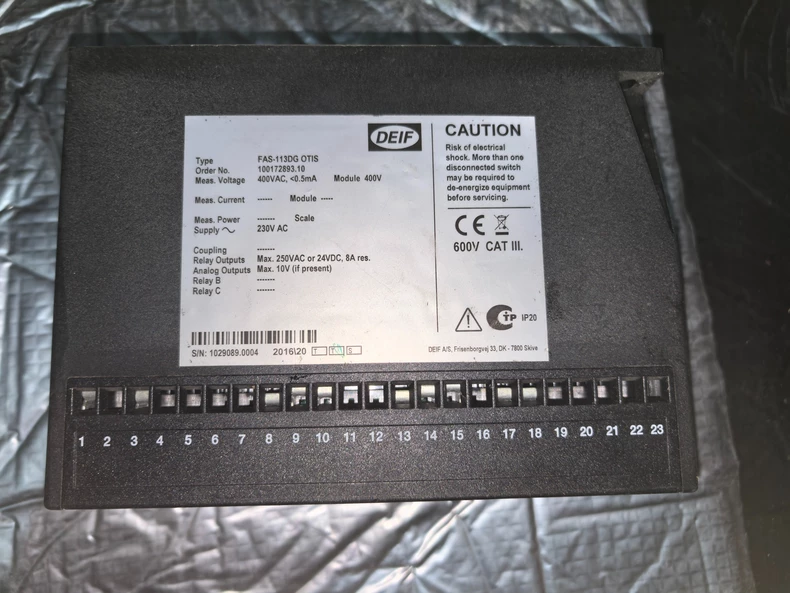 DEIF FAS-113DG OTIS Controller