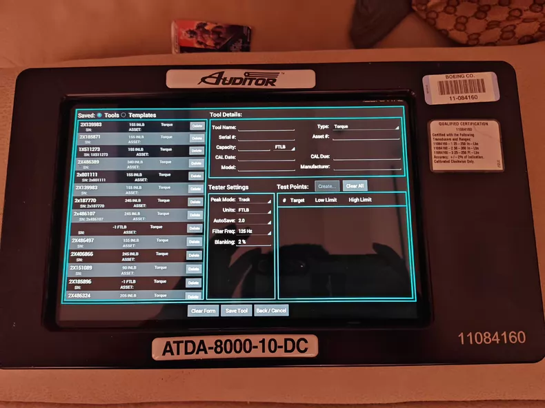 AIMCO Auditor ATDA-8000-10-DC Torque Data Analyzer