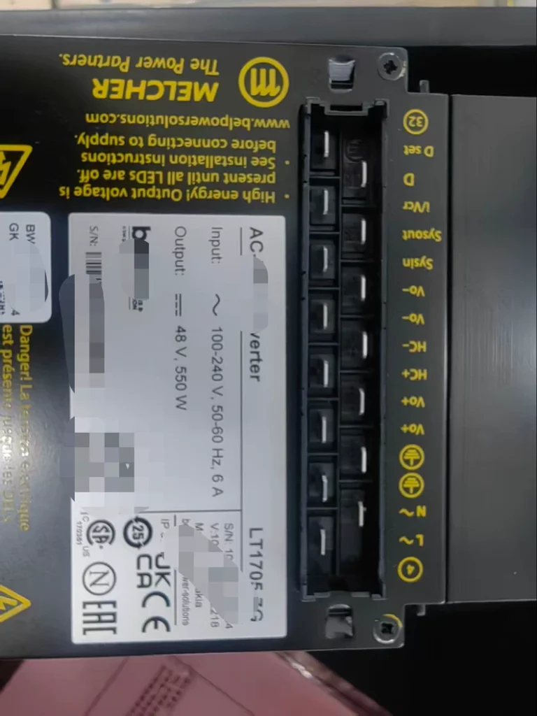 BEL LT1705-7G POWER SUPPLY