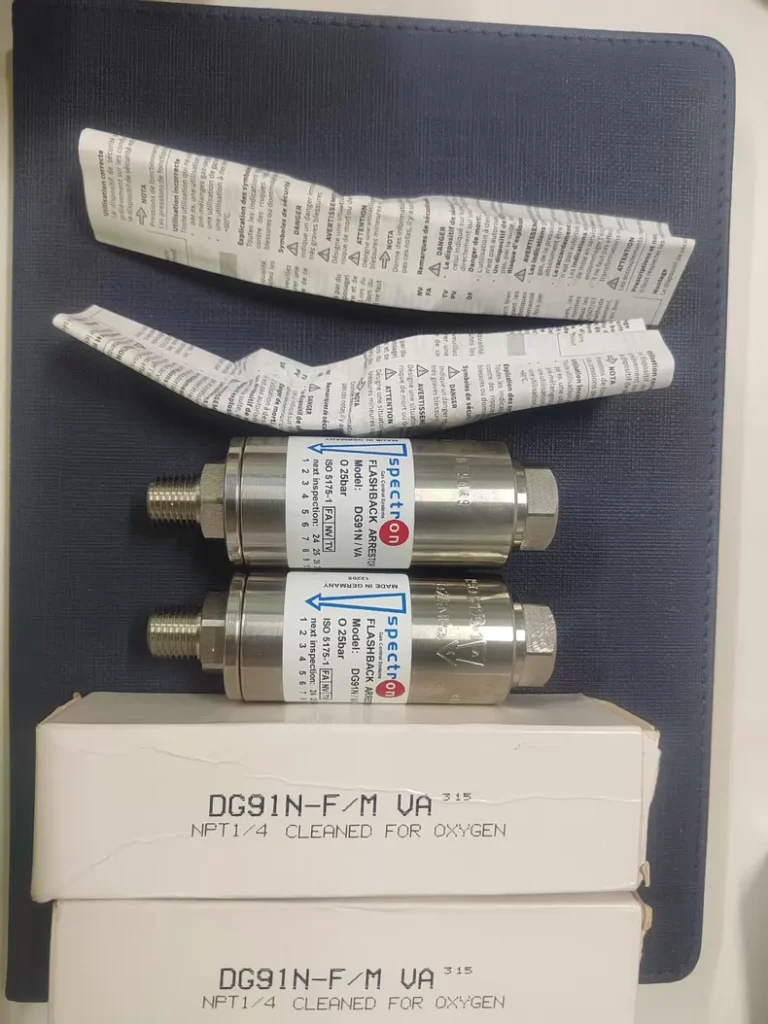 SPECTRON DG91N-F/M UA flashback arrestors