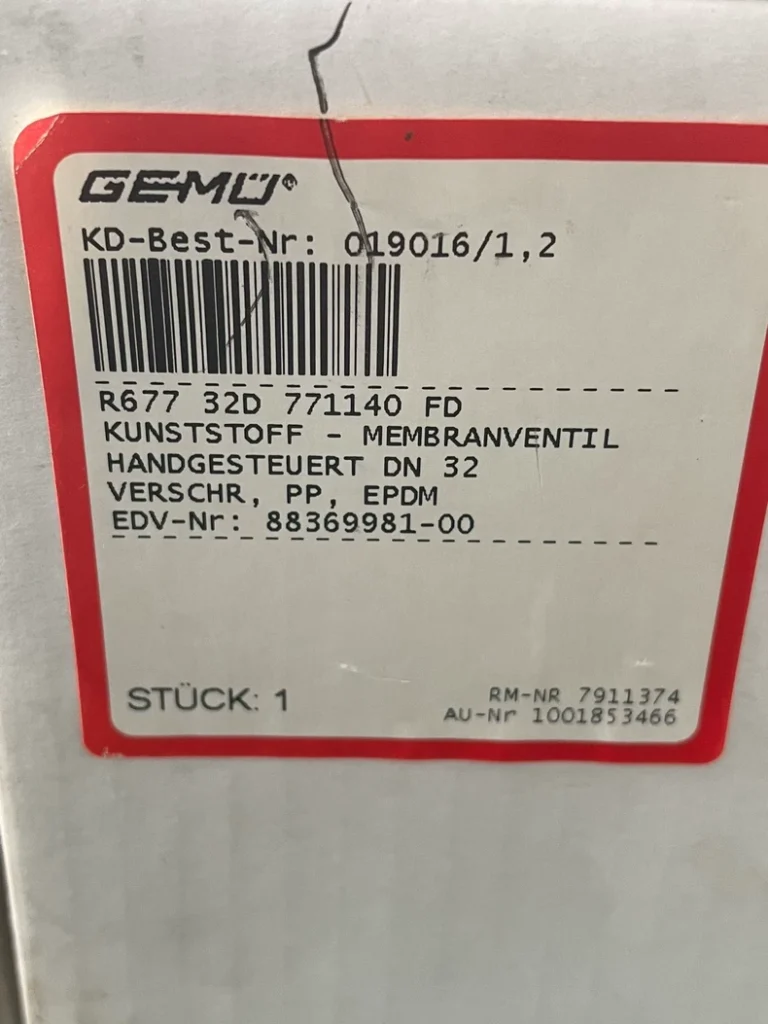 GEMU R677 32D 77114 FD Manual Valve thumbnail
