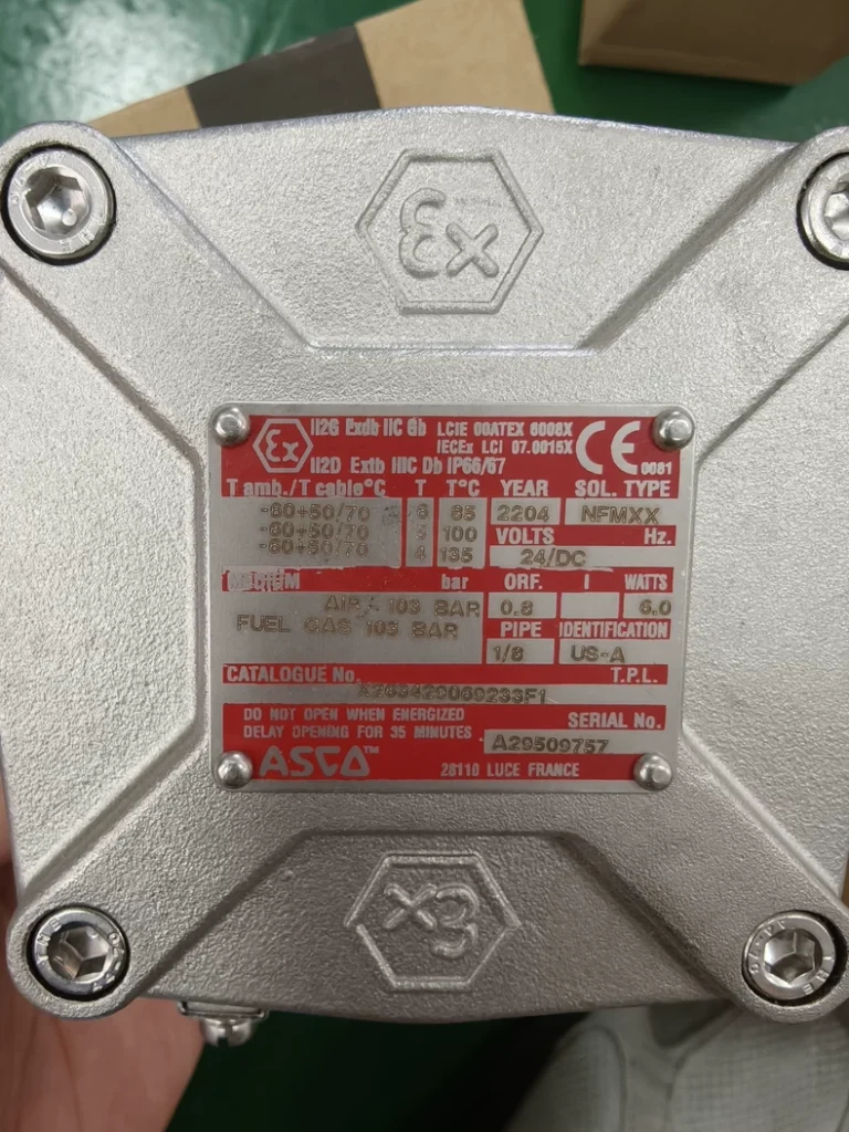 ASCO X263429069233F1 Solenoid Valve thumbnail