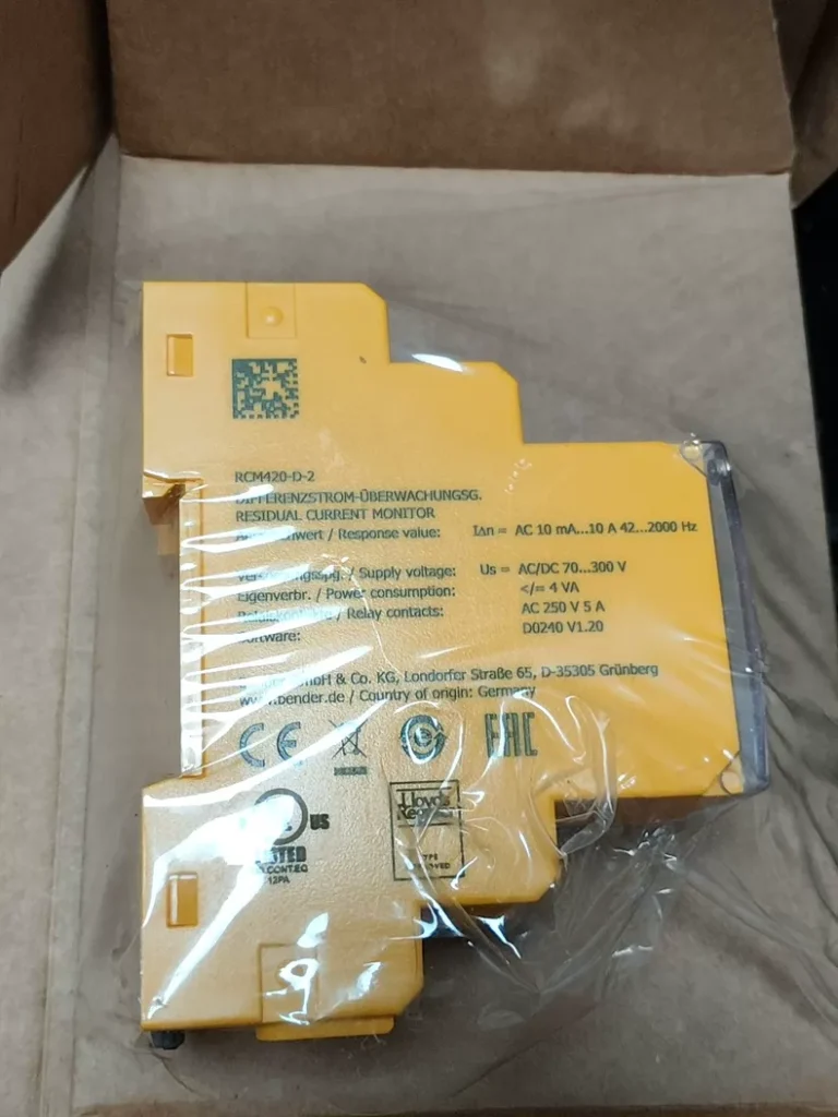 BENDER RCM420-D-2 Residual Current Monitor