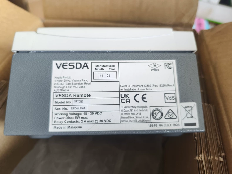 Xtralis VESDA VRT-200 display module
