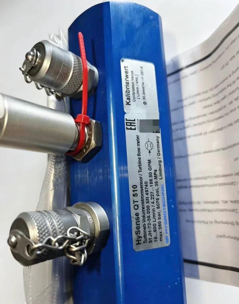 Hydrotechnik HySense QT510 31JH-72-35.030 turbine flow meter thumbnail