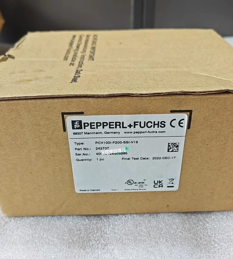 PEPPERL+FUCHS PCV100I-F200-SSI-V19 Industrial Reader thumbnail