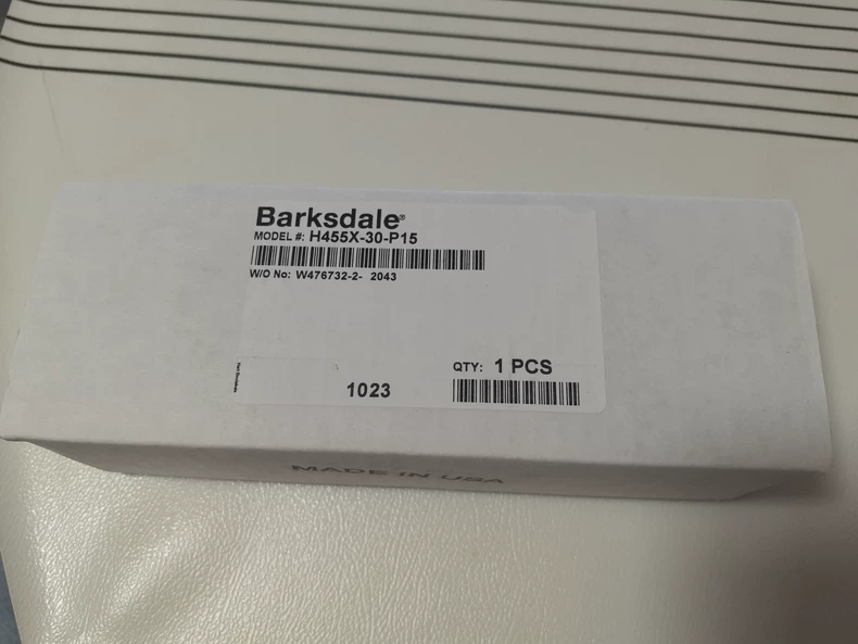 Barksdale H45SX-30-P15 0-30000psi 4-20mA Pressure Sensor thumbnail