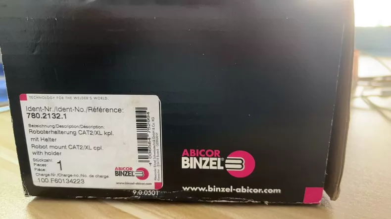 Abicor Binzel 780.2132.1 CAT2/XL robotic anti-collision sensor mount thumbnail