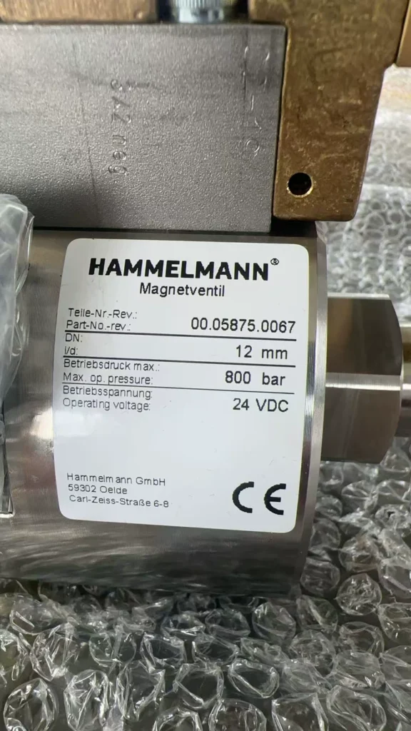 Hammelmann 00.05875.0067 Valve
