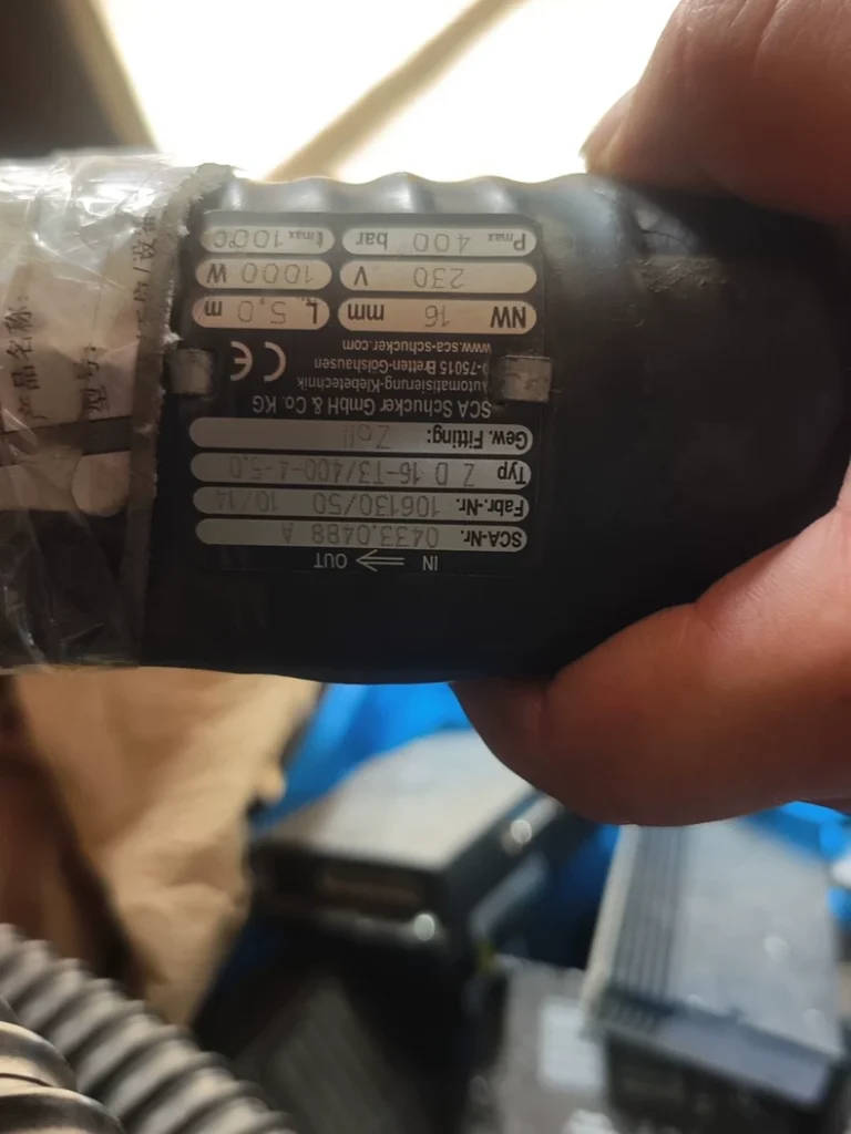 SCA Schucker 0433.0488A 0433.0494A Flexible Heated Hose thumbnail