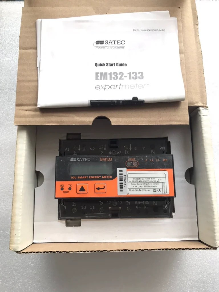 SATEC EM133 Meter EM133EV-SC-1-50HZ-H-ACDC